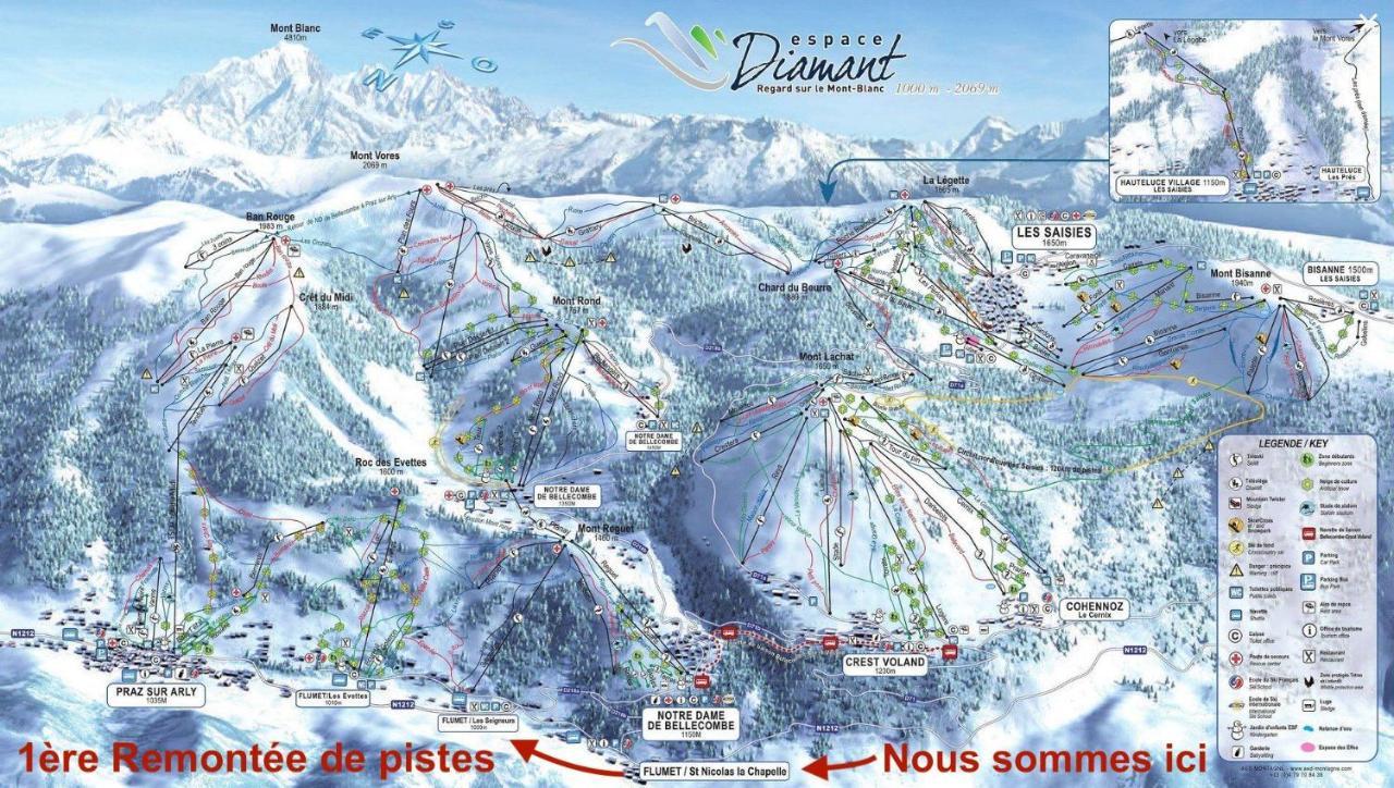 شقة La Taniere De Sven - Vue Montagne Saint-Nicolas-la-Chapelle  المظهر الخارجي الصورة